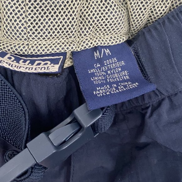 Men's Bum Navy Nylon Pants-Shorts Athletic/Biking Size M - Picture 8 of 9